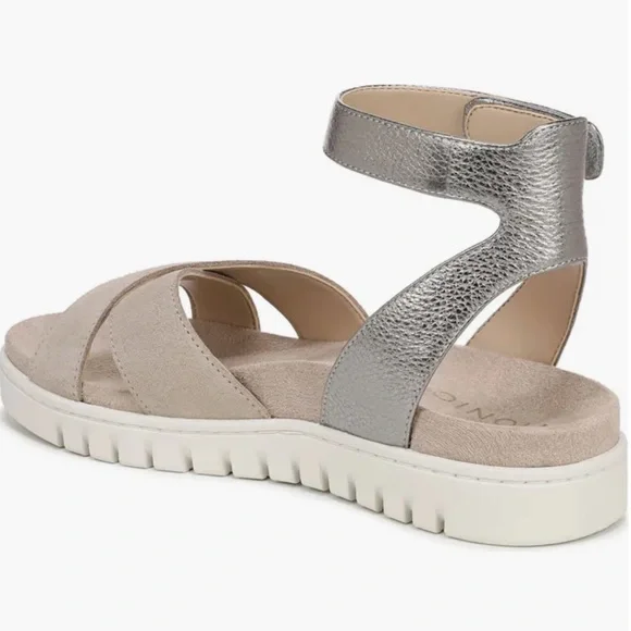 VIONIC Uptown Merced Strappy Sandal in Cobblestone Multi - Picture 3 of 7